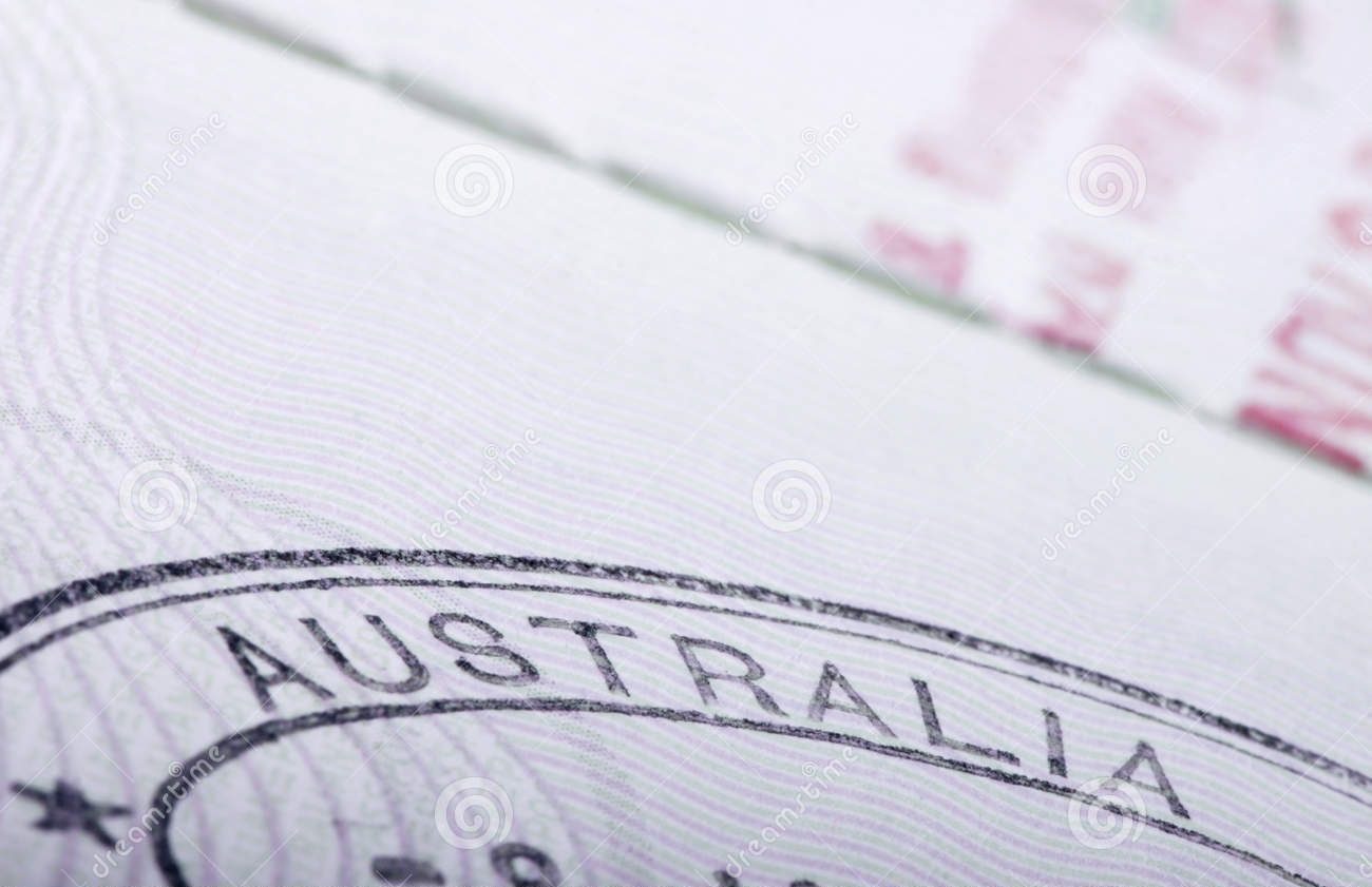 bollo-del-passaporto-dell-australia-26372469